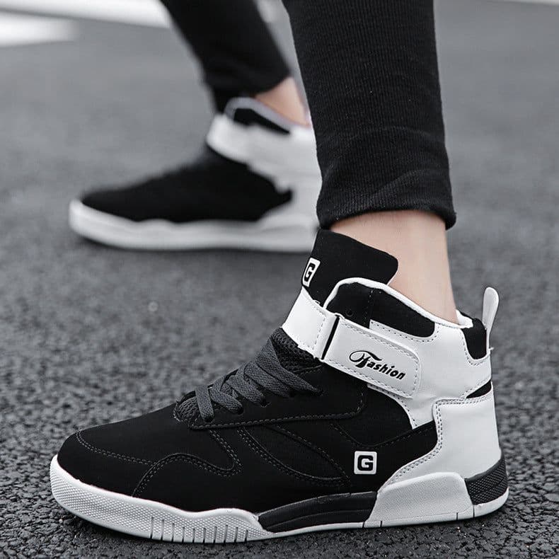 image-High-top Large Size Casual Sneakers Men's Men Autumn And Winter Men's