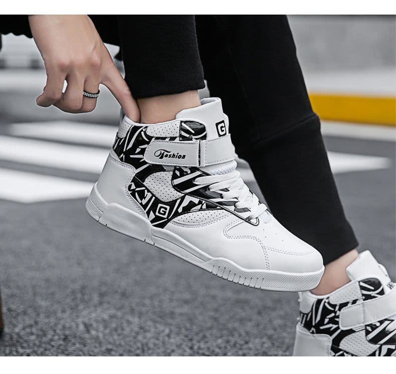 image-High-top Large Size Casual Sneakers Men's Men Autumn And Winter Men's