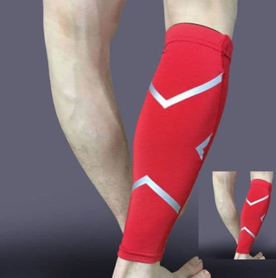 image-Basketball Football Compression Leg Sleeve Calf Support High Elastic Running Legs Warmers Shin Guard Cycling Leg Warmers