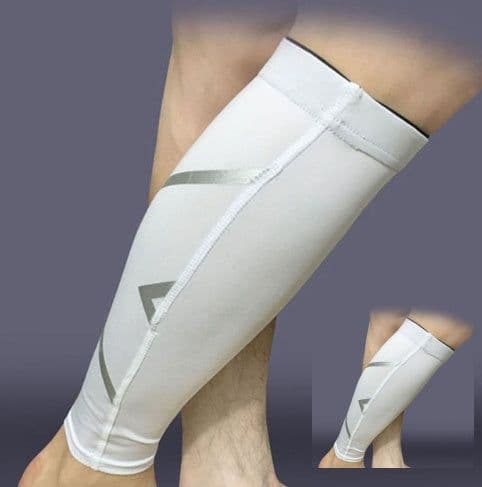 image-Basketball Football Compression Leg Sleeve Calf Support High Elastic Running Legs Warmers Shin Guard Cycling Leg Warmers