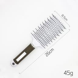 image-Bristle Hair Brush - Detangler Massage Comb