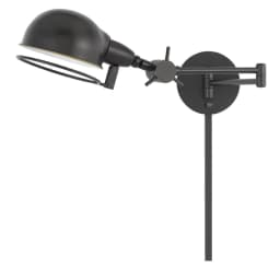 image-60W Linthal Swing Arm Wall Lamp With Adjustable Shade With 3 Ft Wire Cover