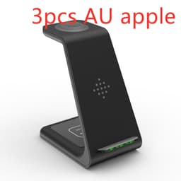 image-3 In 1 Fast Charging Station Wireless Charger Stand Wireless Quick Charge Dock For Phone Holder