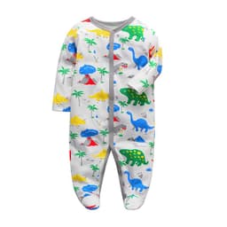 image-Baby Romper - Pink Long Sleeve Cotton 12M