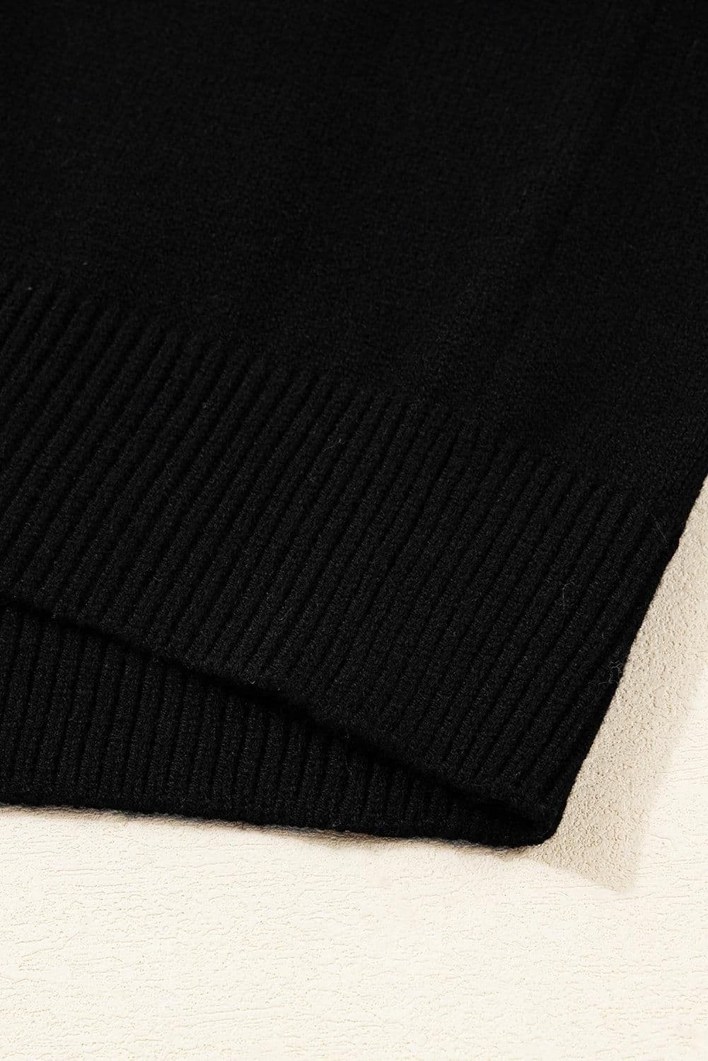 image-Harper Colorblock Drop Shoulder Sweater - Loose Fit Ribbed Edge