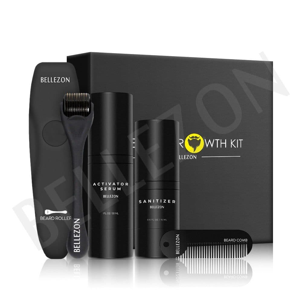 image-Cross-border Beard Care Kit BEARD CARE OIL Nourishing Care Hair and Beard Care Kit Spot