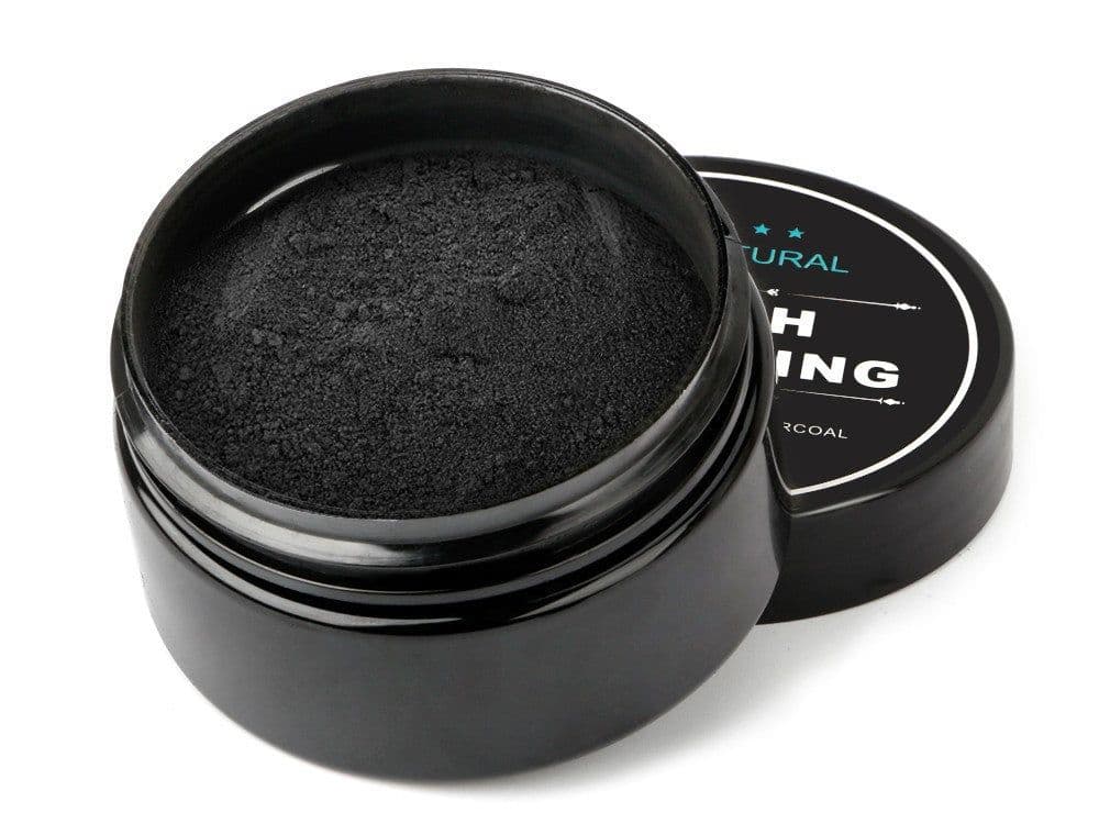 image-Coconut Activated Carbon Black Tooth Whitening Powder
