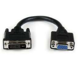 image-DVI-I to VGA Cable Startech DVIVGAMF8IN Black 0,2 m