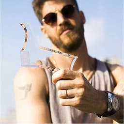 image-17 transparent beard styling combs, beard rulers, beard styling tools, beard styling combs
