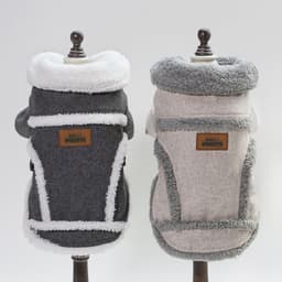 image-Dog Clothes Winter Pet Dog French Bulldog Jacket Thick Warm Dog Coat