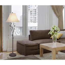 image-150W 3Way Hand Forged Iron Floor Lp