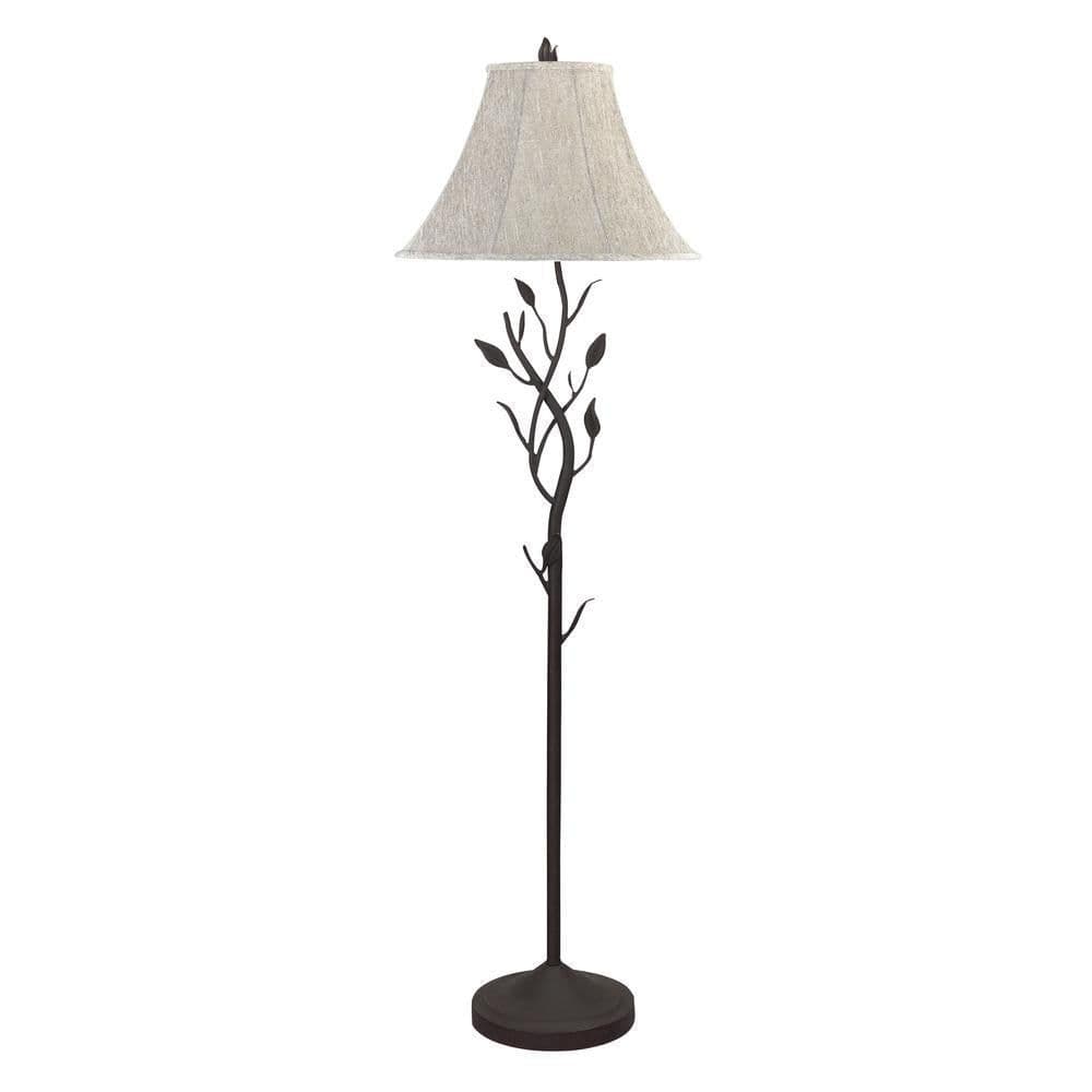 image-150W 3Way Hand Forged Iron Floor Lp