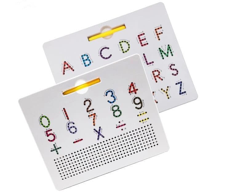 image-Qihui Double-Sided Magnetic Drawing Board - Lowercase