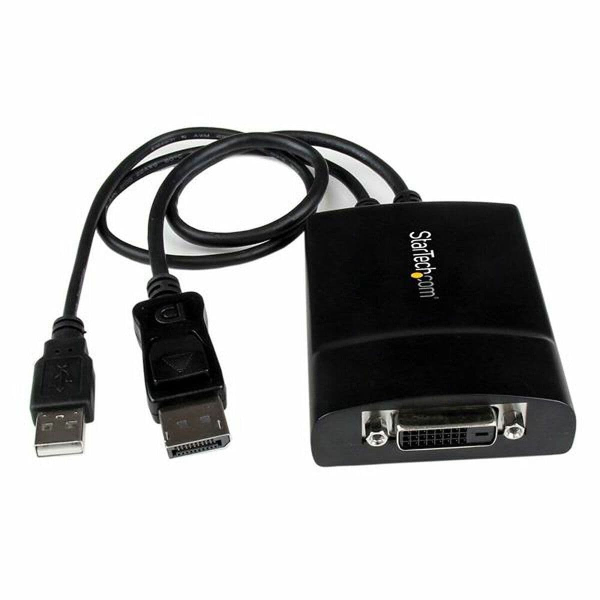 image-DisplayPort to DVI Adapter Startech DP2DVID2 Black