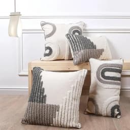 image-Cushion Cover Bohemian Grey - Poppy Long