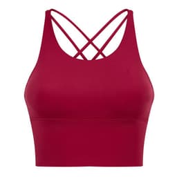 image-Women's Qianzhuo Sports Backless Bra - Silver Gray Small