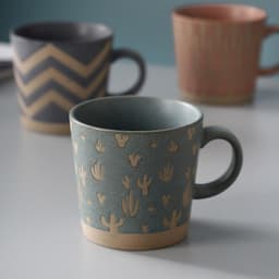 image-Stoneware Mug Coffee Cup Couple Water Cup