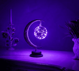 image-LED moon modeling lamp battery box hemp rope wrought iron takraw ball lamp romantic holiday decoration night light wholesale
