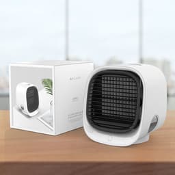 image-Portable USB Cooling Fan - 0.3L Tank, 5 Blades, ABS, Single Cooling, 5W
