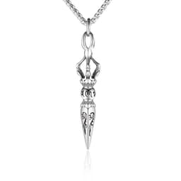 image-JR Titanium Steel Necklace - Six Character Mantra