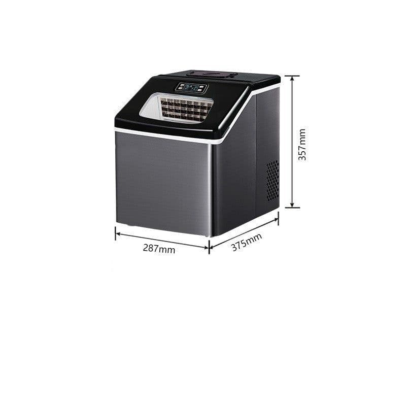 image-Commercial Milk Tea Shop Small Mini 25kg Household Fully Automatic Ice Maker