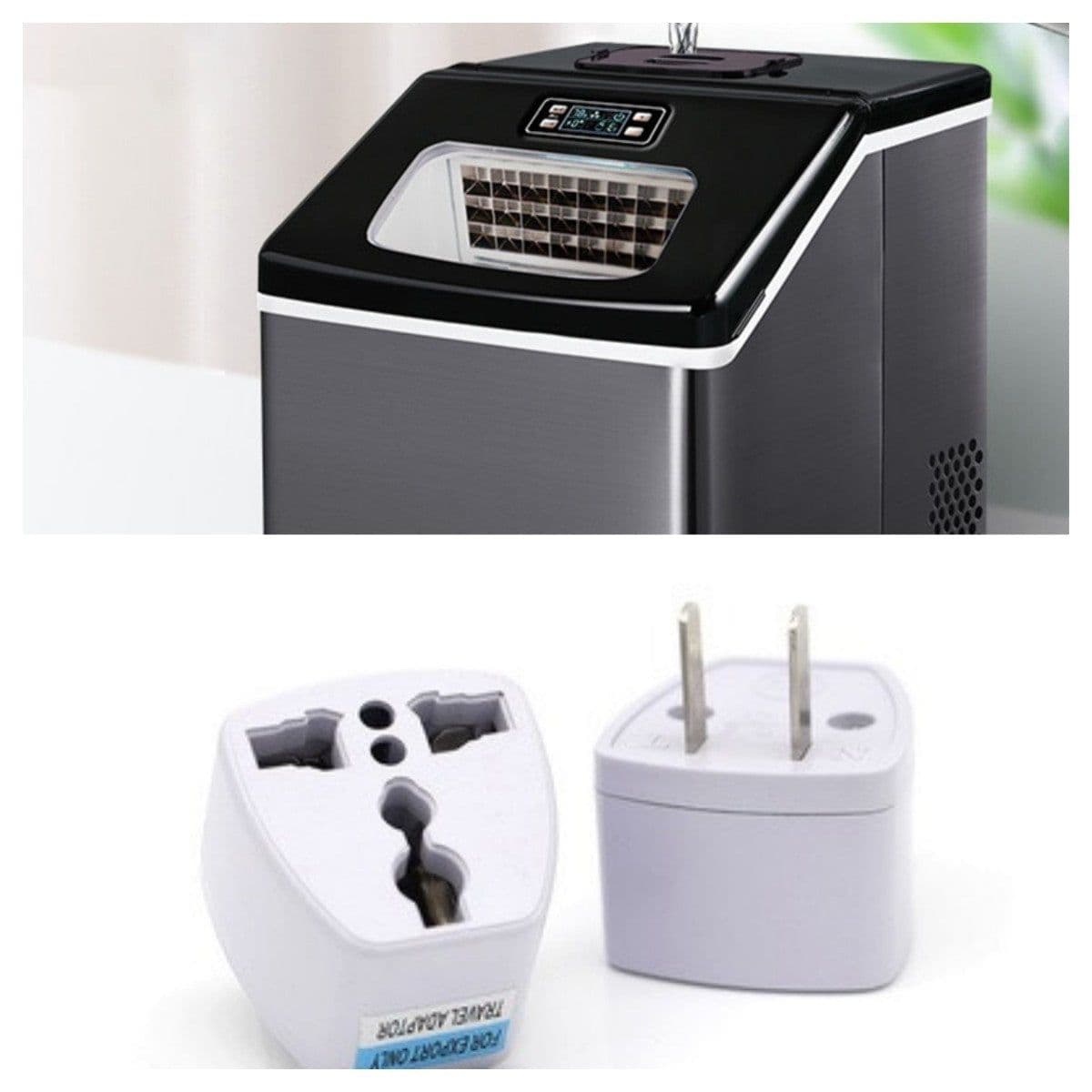 image-Commercial Milk Tea Shop Small Mini 25kg Household Fully Automatic Ice Maker