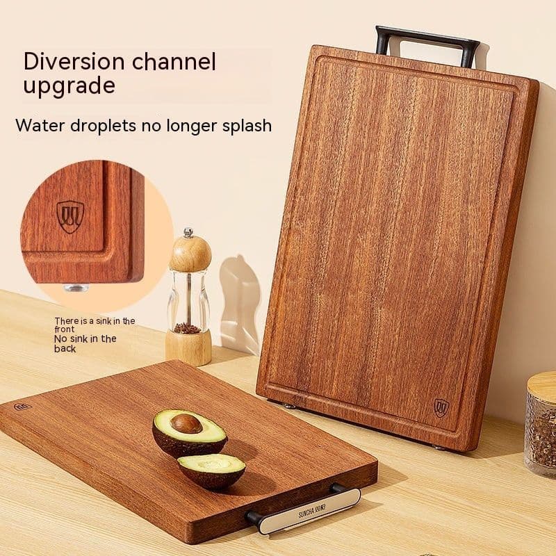 image-Ebony Cutting Board Solid Wood Household Cutting Board