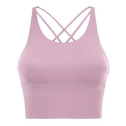 image-Women's Qianzhuo Sports Backless Bra - Silver Gray Small