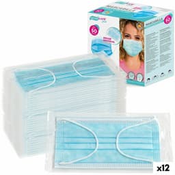 image-Box of hygienic masks SensiKare 50 Pieces (12 Units)