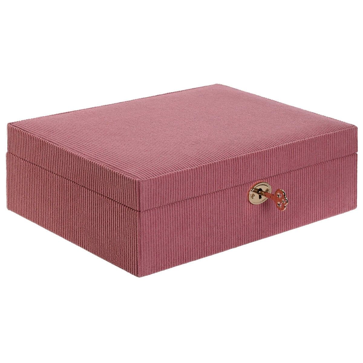 image-Jewelry box Home ESPRIT Cream Magenta 27 x 19 x 9 cm