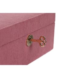 image-Jewelry box Home ESPRIT Cream Magenta 27 x 19 x 9 cm