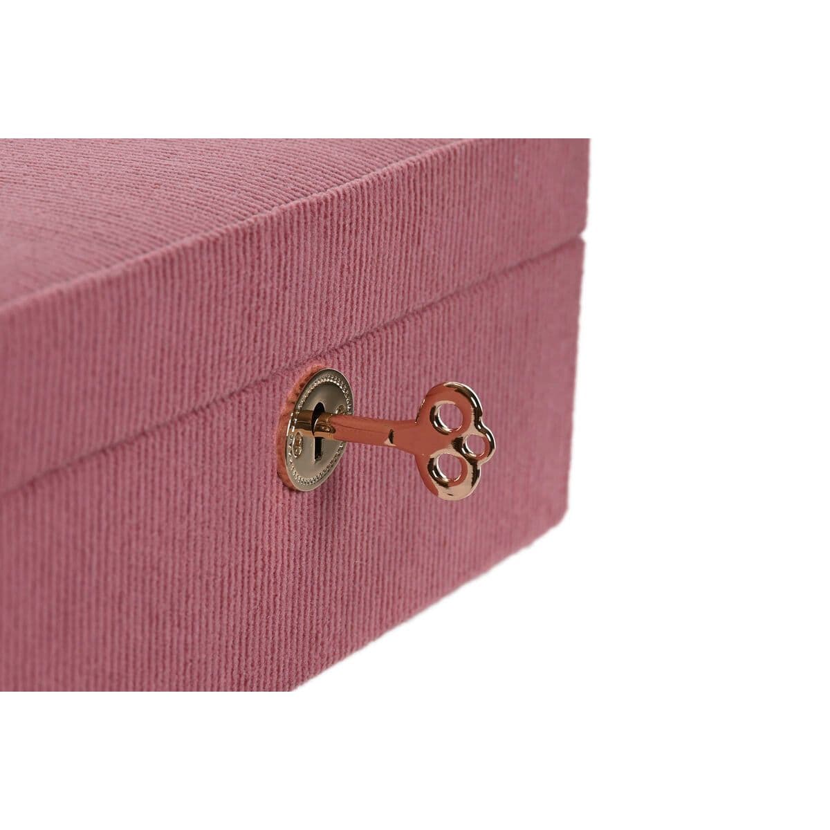 image-Jewelry box Home ESPRIT Cream Magenta 27 x 19 x 9 cm