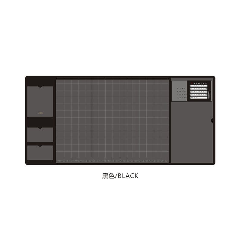 image-ins retro multifunctional business office home waterproof large computer desk mat pu mouse pad