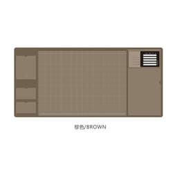 image-ins retro multifunctional business office home waterproof large computer desk mat pu mouse pad