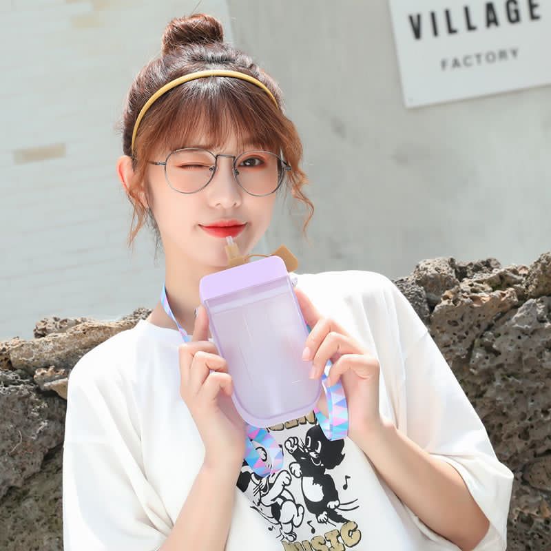 image-Popsicle-shaped plastic water cup