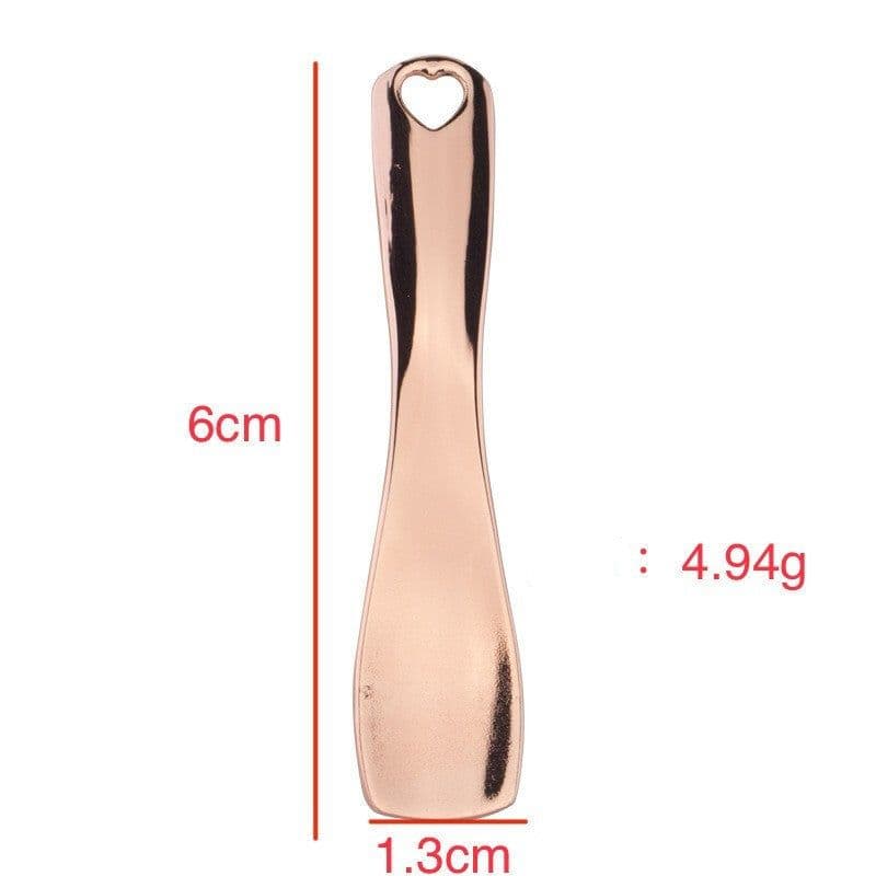 image-Zinc Alloy Metal Face Cream Spoon