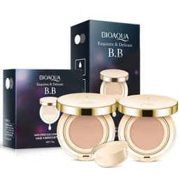 image-Bioaqua Air Cushion BB Cream 3 Color Concealer Moisturizing Foundation Whitening Flawless Makeup Bare For Face Beauty Makeup
