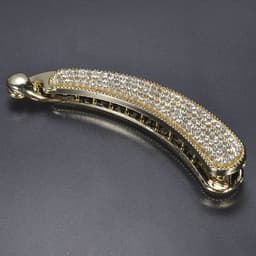 image-Rhinestone Chicken Leg Banana Hairpin