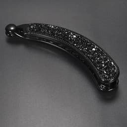 image-Rhinestone Chicken Leg Banana Hairpin