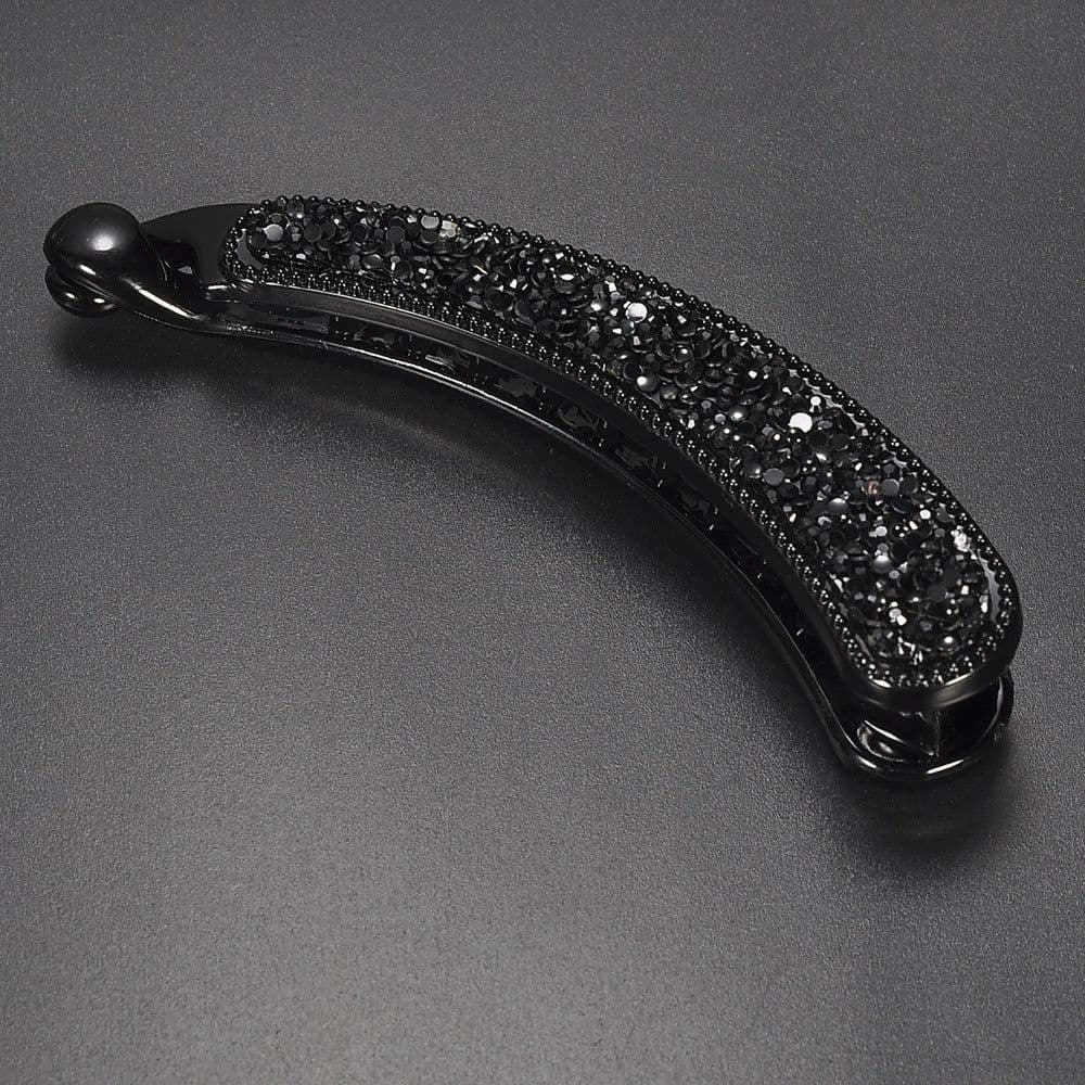 image-Rhinestone Chicken Leg Banana Hairpin
