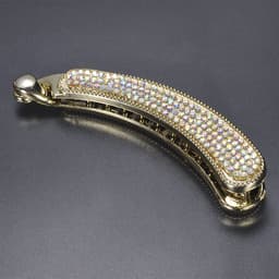 image-Rhinestone Chicken Leg Banana Hairpin