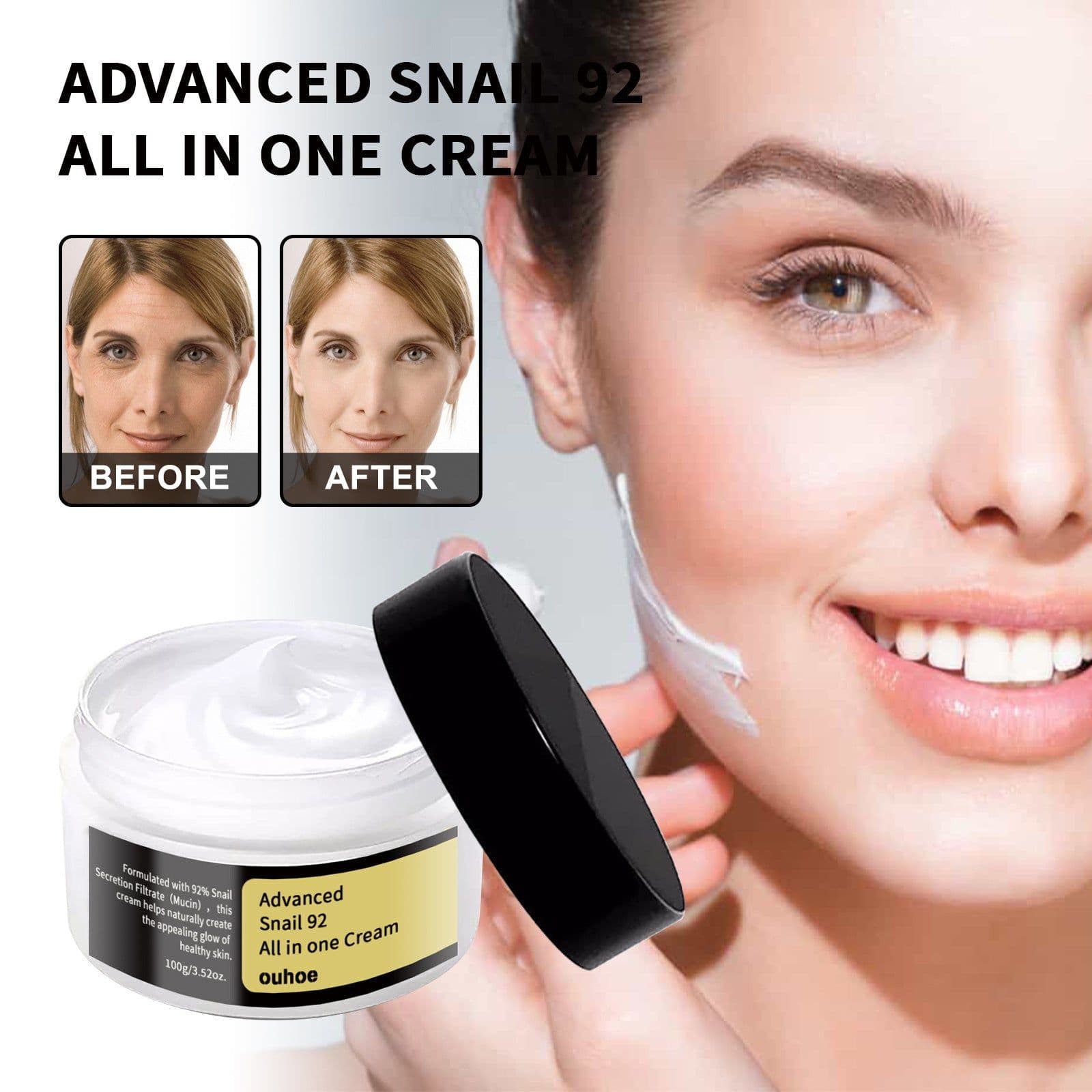 image-Snail Cream Fading Wrinkle French Lines Replenishment Firming Skin Anti-Aging