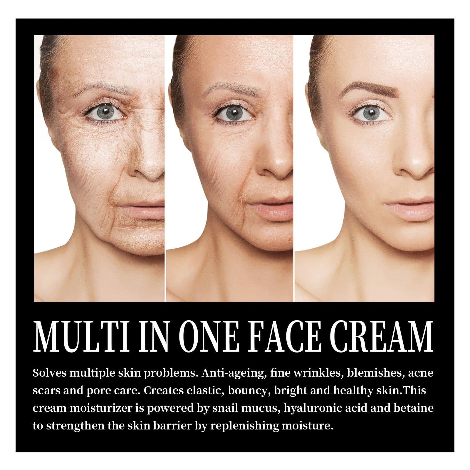 image-Snail Cream Fading Wrinkle French Lines Replenishment Firming Skin Anti-Aging