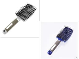 image-Hairbrush Anti Klit Brushy Haarborstel Women Detangler Hair Brush Bristle Nylon Scalp Massage Teaser Hair Brush Comb