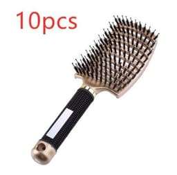 image-Hairbrush Anti Klit Brushy Haarborstel Women Detangler Hair Brush Bristle Nylon Scalp Massage Teaser Hair Brush Comb