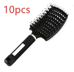 image-Hairbrush Anti Klit Brushy Haarborstel Women Detangler Hair Brush Bristle Nylon Scalp Massage Teaser Hair Brush Comb