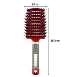 image-Hairbrush Anti Klit Brushy Haarborstel Women Detangler Hair Brush Bristle Nylon Scalp Massage Teaser Hair Brush Comb