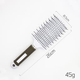 image-Hairbrush Anti Klit Brushy Haarborstel Women Detangler Hair Brush Bristle Nylon Scalp Massage Teaser Hair Brush Comb