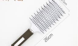 image-Hairbrush Anti Klit Brushy Haarborstel Women Detangler Hair Brush Bristle Nylon Scalp Massage Teaser Hair Brush Comb