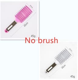 image-Hairbrush Anti Klit Brushy Haarborstel Women Detangler Hair Brush Bristle Nylon Scalp Massage Teaser Hair Brush Comb